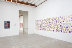 Installation View of&nbsp;Unreachable Spring: Laura Krifka (L), Edra Soto (R),&nbsp;and Peter Williams (rear)