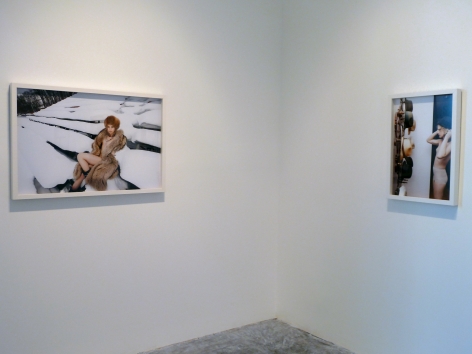 Installation View of Zackary Drucker and Amos Mac: Distance is where your heart is, home is where you hang your heart​