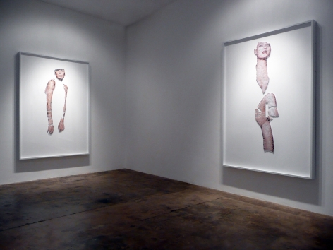 Installation View of David Adey: I've got a river of life flowing out of me