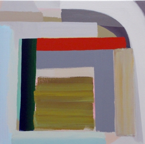 Michael Kindred Knight Outpost, 2012 Acrylic on Canvas 18 x 18 in.