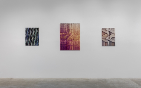 Installation View of Masood Kamandy: The Effect of Lightning on a Rainbow