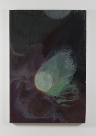 Nancy Evans, Moon Splash, 2016, Acrylic on canvas, 68 x 46 in