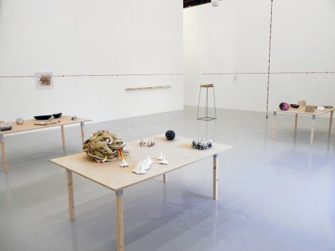 Installation View of Margie Livingston: Paint Objects