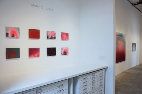 Installation View of Mara De Luca: saltus fidei | Leap of Faith