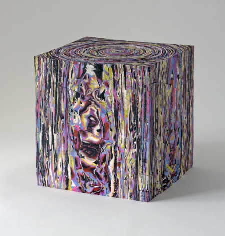 Margie Livingston Rough-cut Block with Purple, 2013