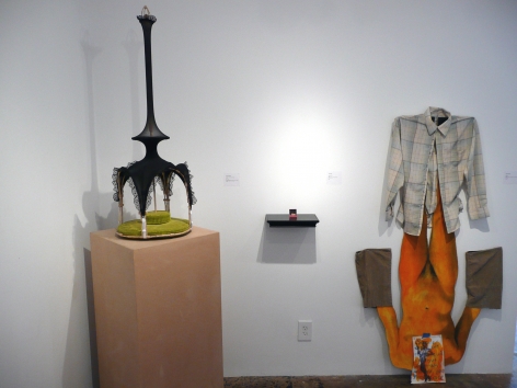 Installation View of COCKED! The Possessed Male: Object of Desire