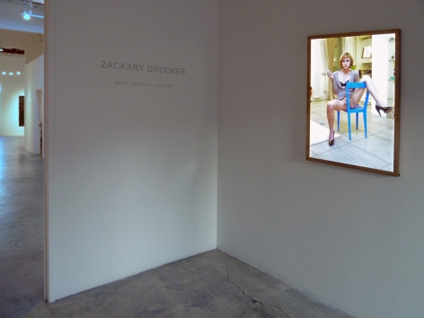 Installation view of Zackary Drucker and Manuel Vason: Don't Look At Me Like That