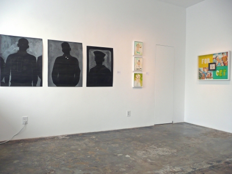 Installation View of COCKED! The Possessed Male: Object of Desire