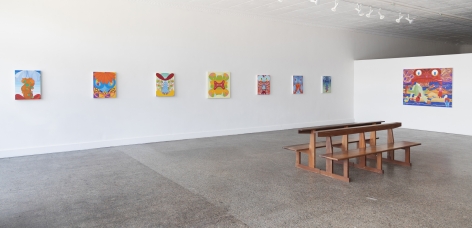 Installation View of PETER WILLIAMS:&nbsp;Narration and Transition​ at Trinosophes. Photo by Clare Gatto.
