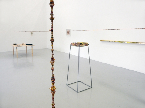 Installation View of Margie Livingston: Paint Objects