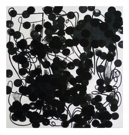 Anne McCaddon Untitled (Punch), 2014 Cel-vinyl on canvas 26 x 24 in.