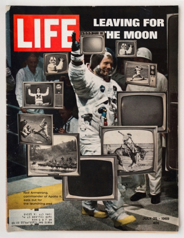 Dennis Koch, LIFE Cutout No.055 (July 25, 1969, Moon TVs), 2018