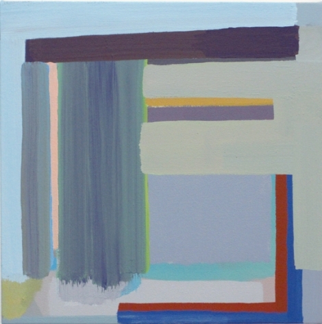 Michael Kindred Knight Slider, 2012 Acrylic on Canvas 16 x 16 in.